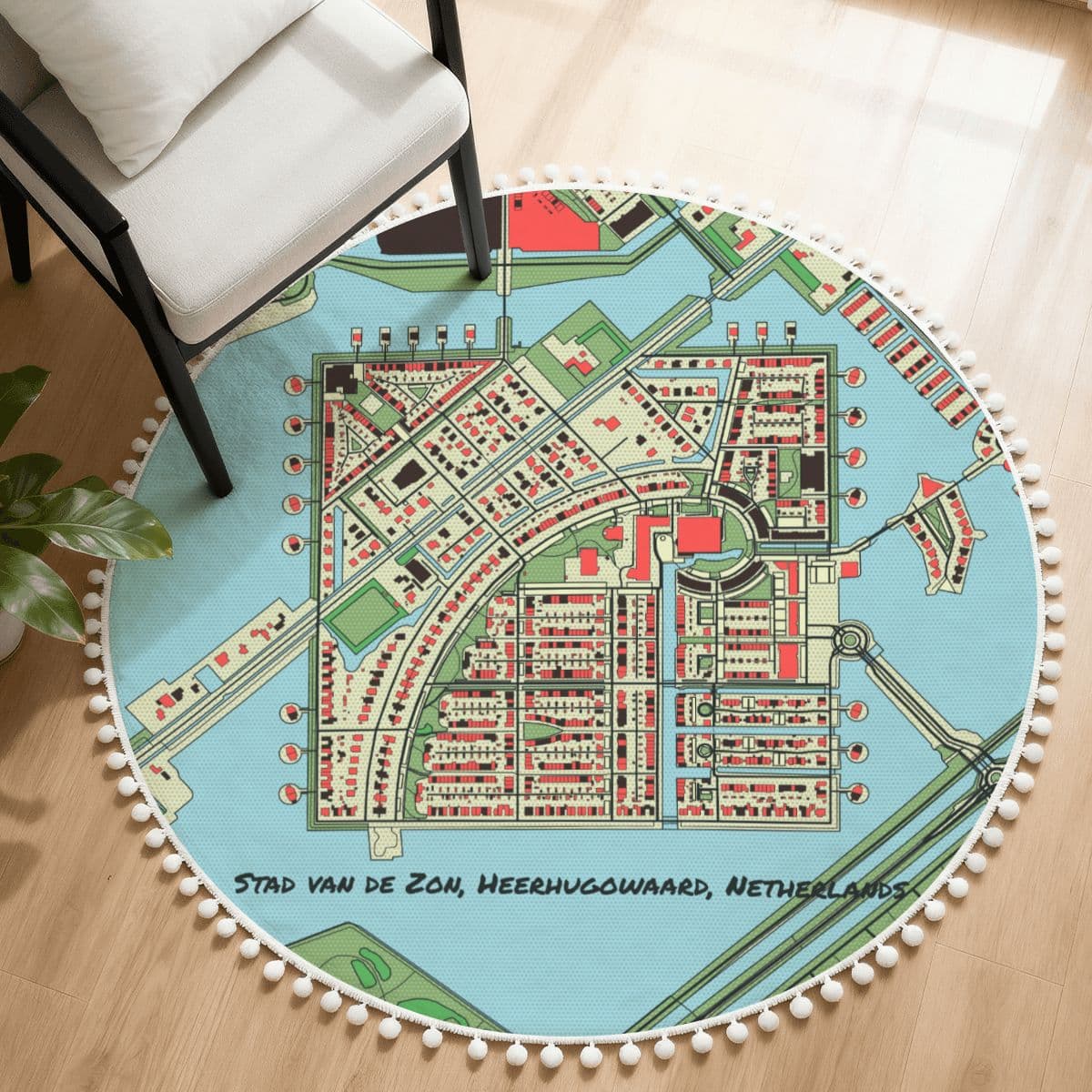 Square city rug preview